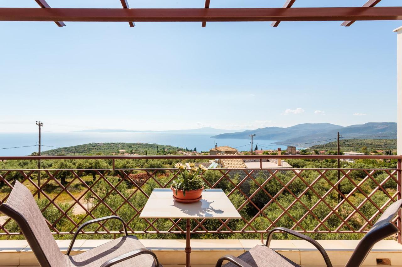 Villa Armonia, Sunset View And Relaxing Beach Vibe Proástion Eksteriør billede