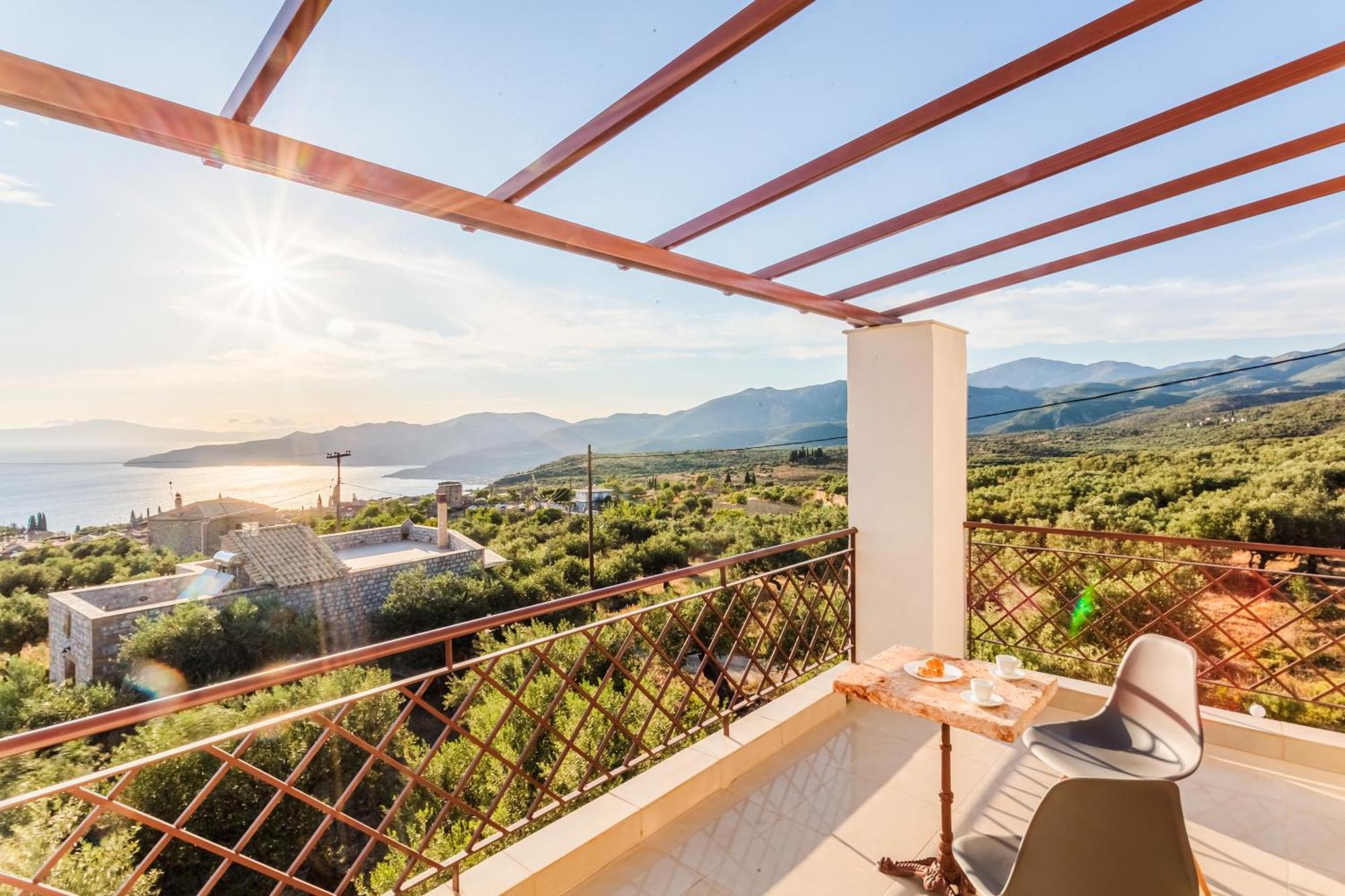 Villa Armonia, Sunset View And Relaxing Beach Vibe Proástion Eksteriør billede