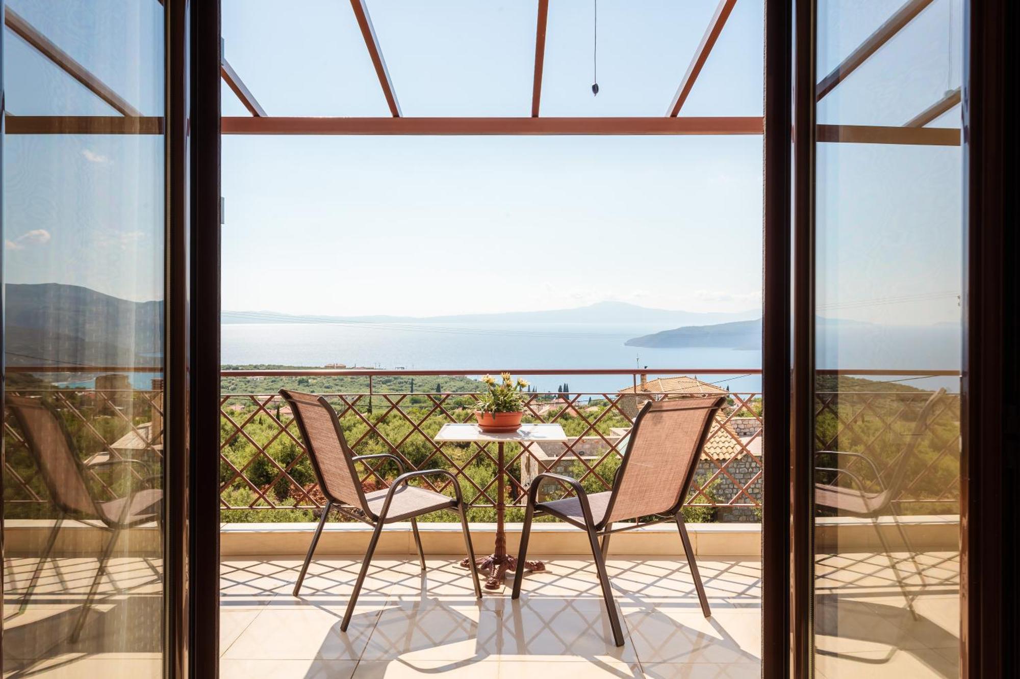 Villa Armonia, Sunset View And Relaxing Beach Vibe Proástion Eksteriør billede