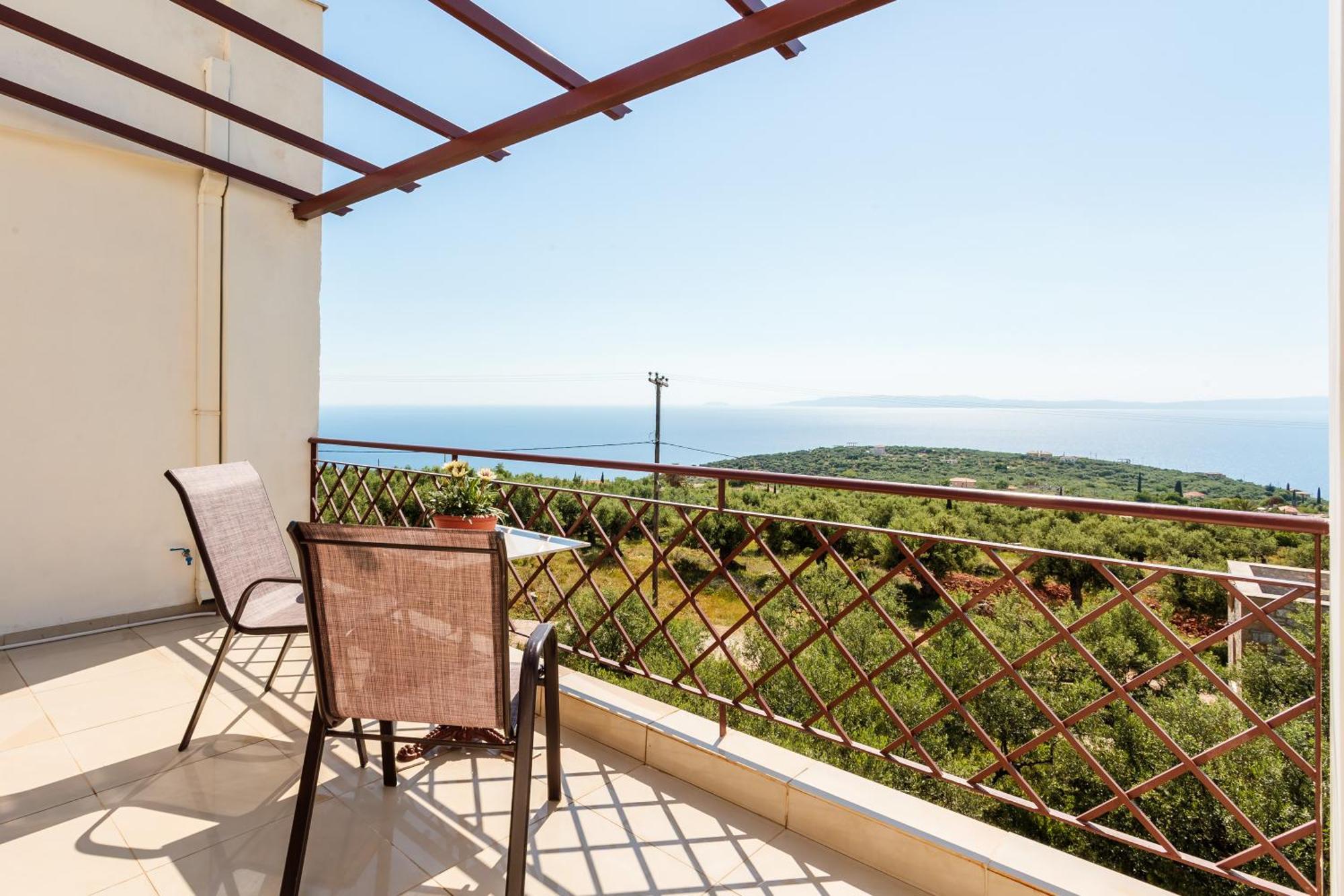Villa Armonia, Sunset View And Relaxing Beach Vibe Proástion Eksteriør billede
